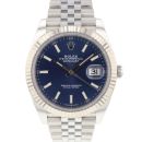 Datejust 41 Jubilee Fluted Blue Dial NEW von Rolex