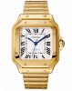 Cartier Santos de Cartier Edelstahl Gelbgold großes Modell