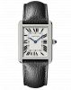 Cartier Tank Mecanique MM Medium Modell 18kt Gelbgold Handaufzug Armband Leder