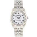 Datejust 31 Midsize Jubilee Fluted White Roman Dial von Rolex