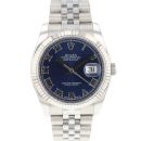 Datejust 36 Jubilee Fluted Blue Roman Dial von Rolex