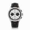 Premier B01 Chronograph 42 Stainless Steel / Silver / Croco / Folding