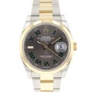 Datejust 36 Steel Gold Oyster Wimbledon Dial von Rolex