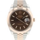 Datejust 41 Steel / Everose Gold Jubilee Choco Dial von Rolex