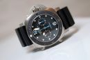 LUMINOR SUBMERSIBLE 1950 3 DAYS CHRONO FLYBACK AUTO TITANE PAM 615 von Panerai