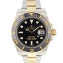 Submariner Date Steel Gold Black Factory Diamond Dial von Rolex