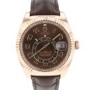 Sky-Dweller Everosegold Arabic Choco Dial von Rolex