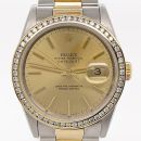 Rolex Datejust Ref. 16233 Automatik 750/- Gelbgold Edelstahl mit Diamantbesatz von Rolex