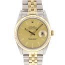 Datejust 36 Steel Gold Jubilee Fluted Champagne Dial von Rolex